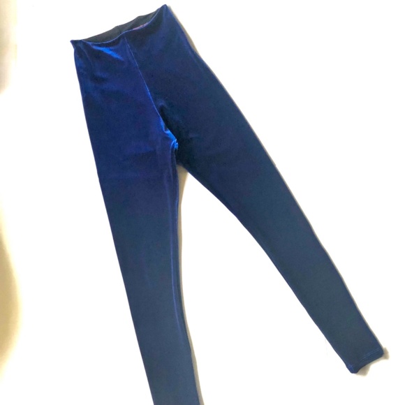 NEW Commando Blue Velvet Legging - Picture 4 of 12